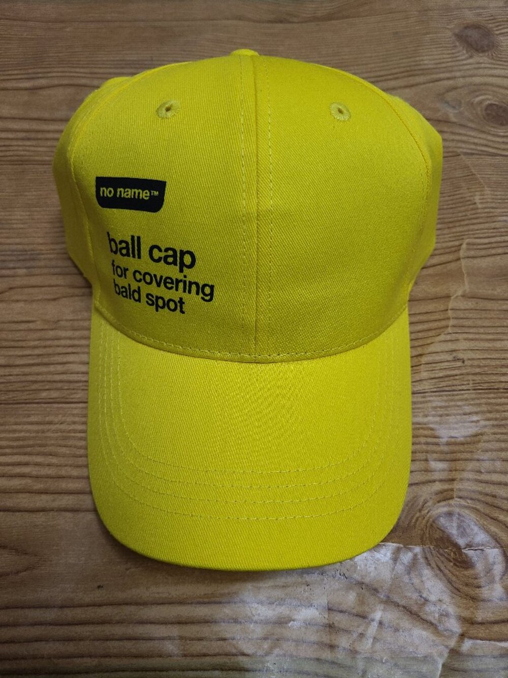 No Name ball cap for covering bald spot snapback hat (NEW)